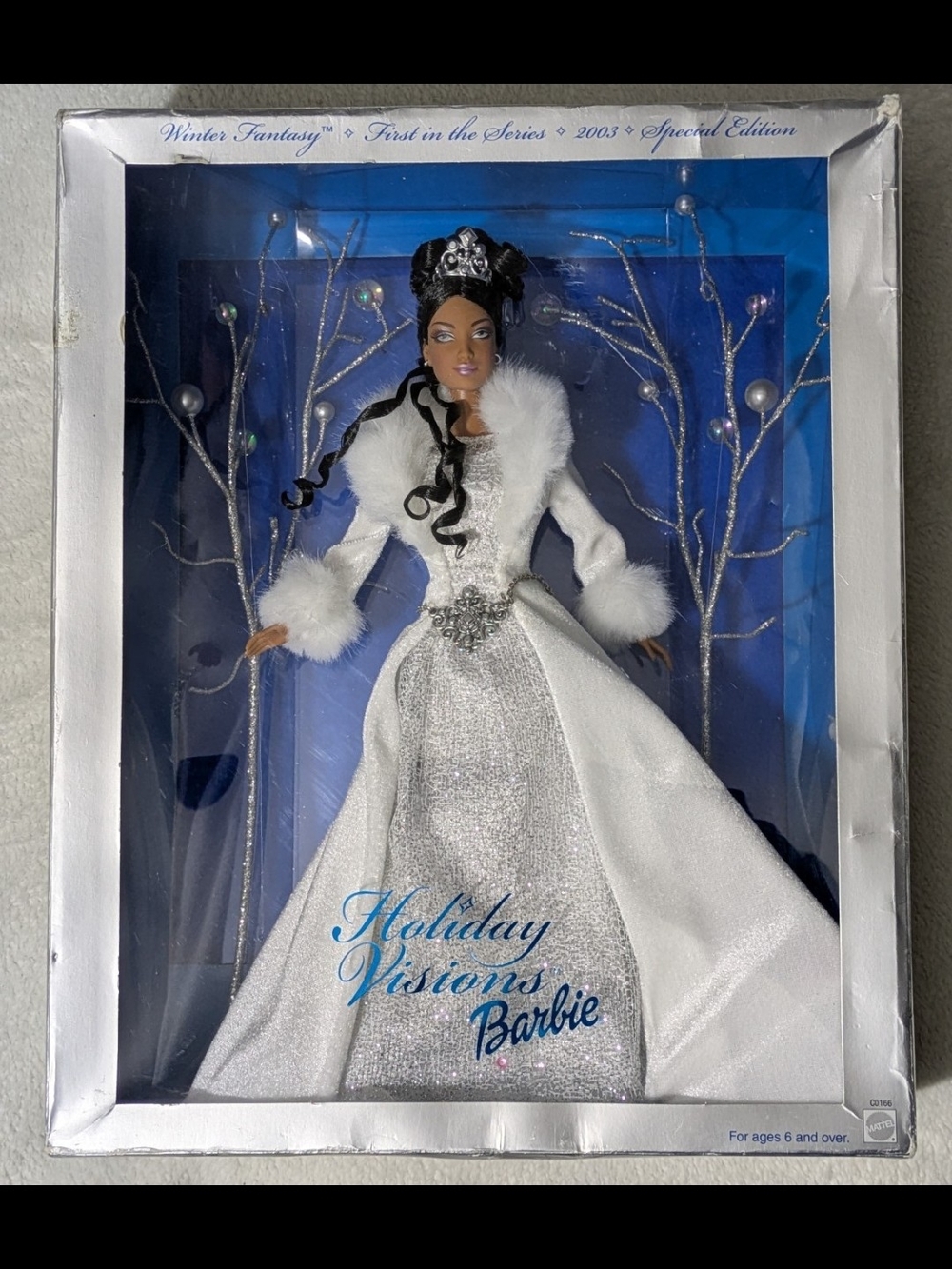 2003 Holiday Visions Barbie "Winter Fantasy" African American Special Edition